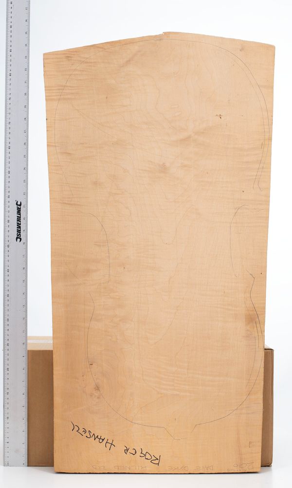 A maple cello back