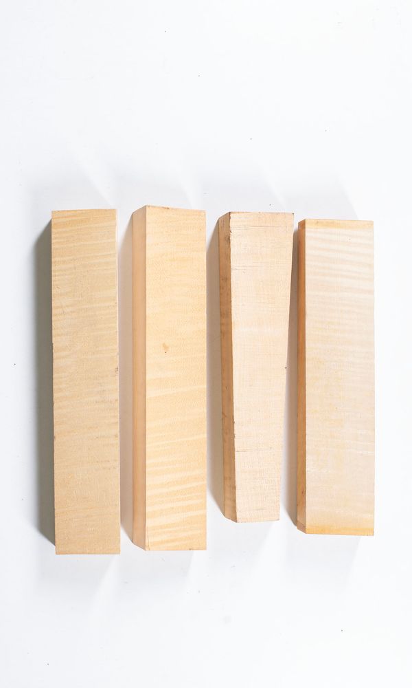 Four violin rib blocks