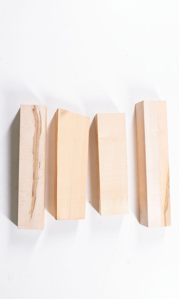 Four violin rib blocks