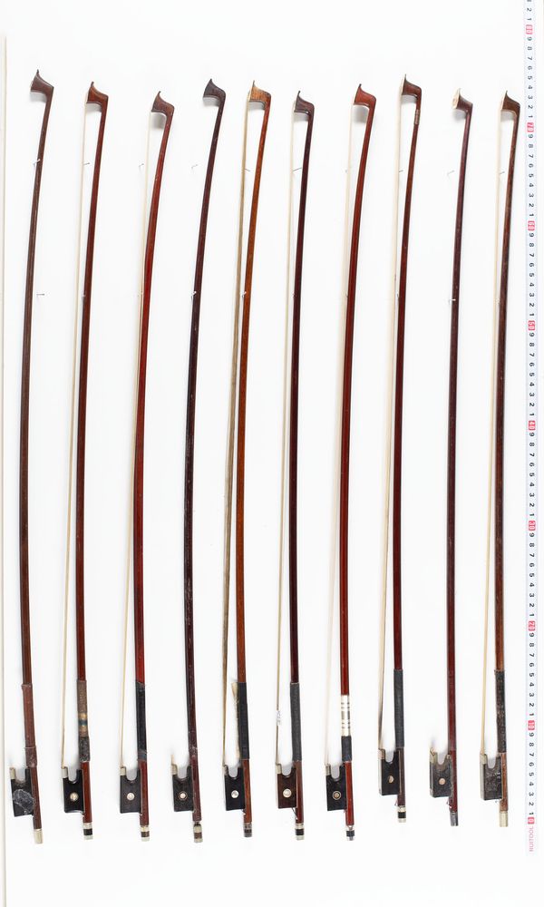 A bundle of twenty bows, varying sizes