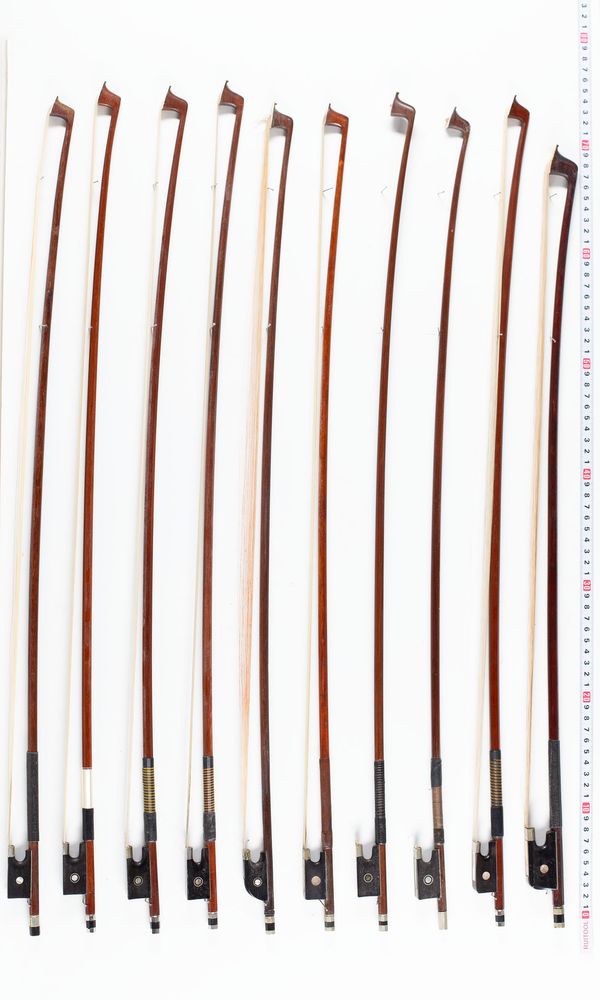 A bundle of twenty bows, varying sizes