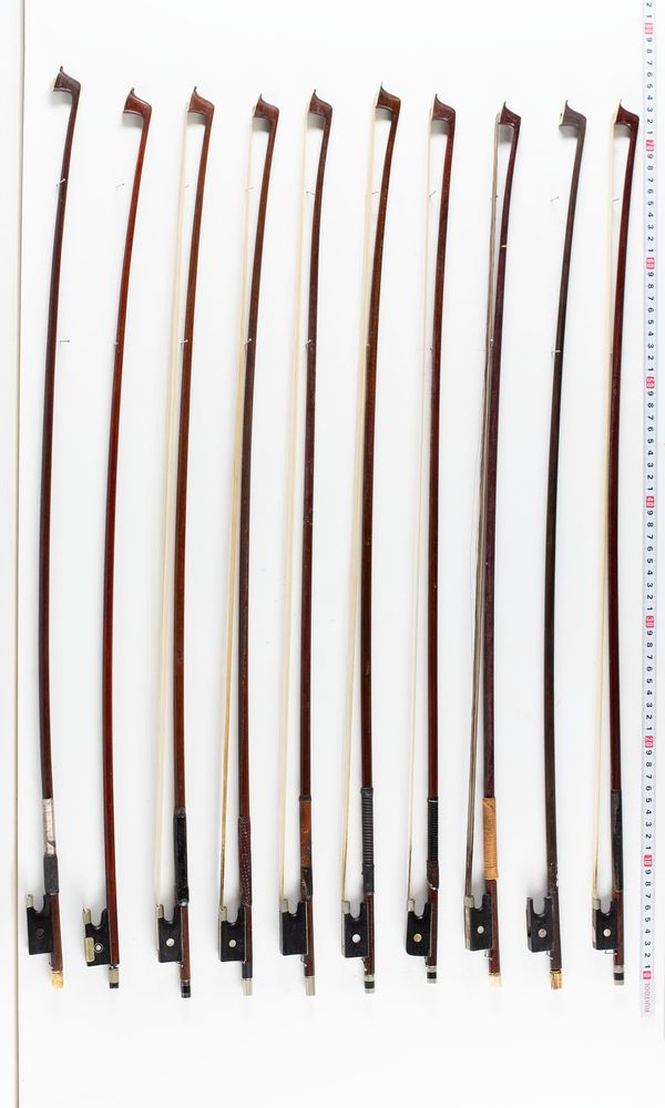 A bundle of twenty bows, varying sizes