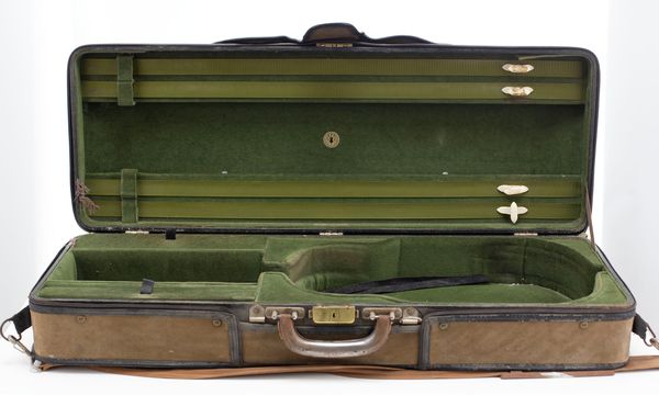 A viola case, branded Gordge