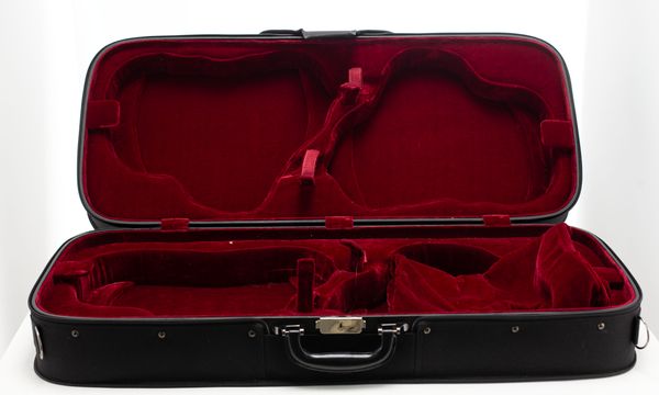 A four-pack violin case, unbranded