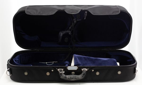 A four-pack violin case, unbranded