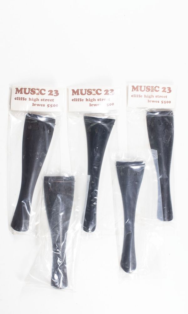 A bundle of cello accessories
