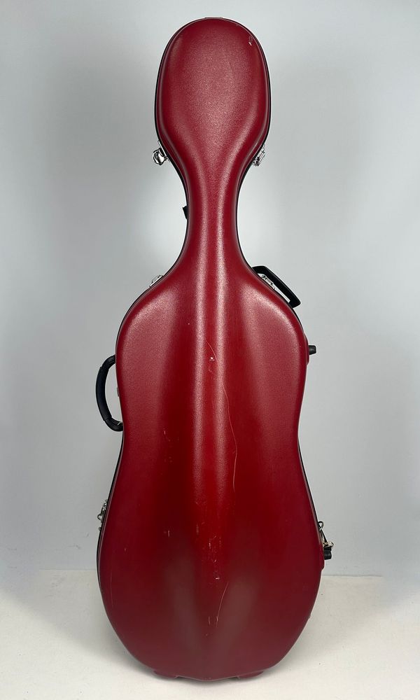 A cello case, unbranded