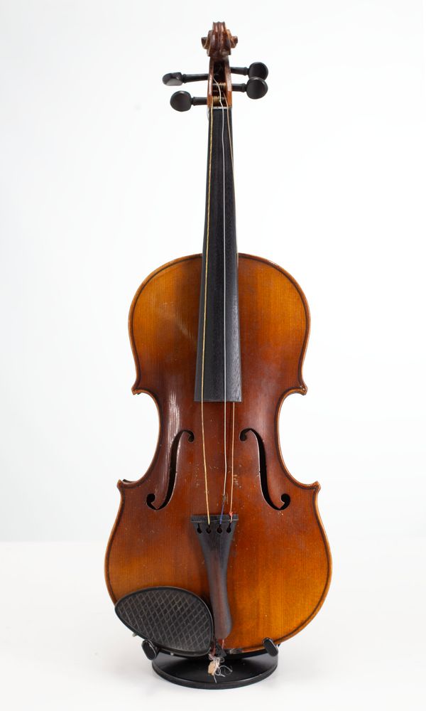 Four violins, varying sizes