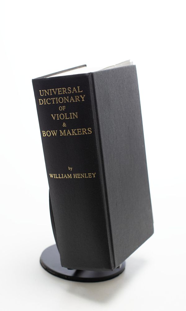 Universal Dictionary of Violin & Bow Makers