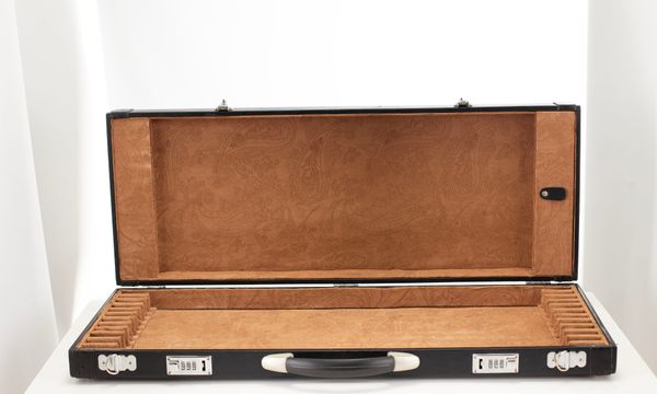 A twenty-four slot bow case, unbranded
