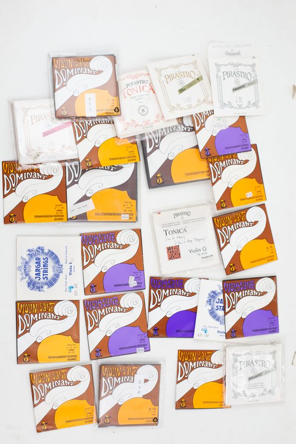 A box of mix strings (some used)