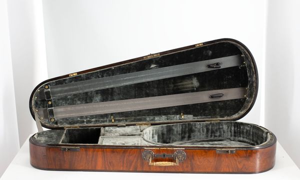 A viola case by W. E. Hill & Sons
