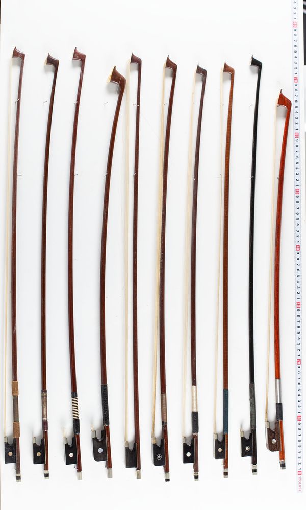 A bundle of twenty bows, varying sizes