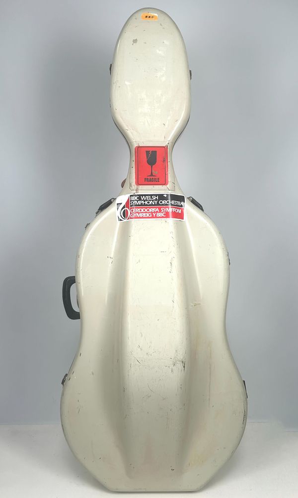 A cello flight case, unbranded