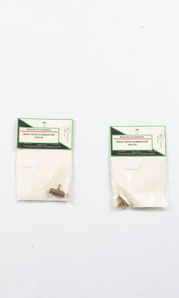 Two cello wolf note eliminators