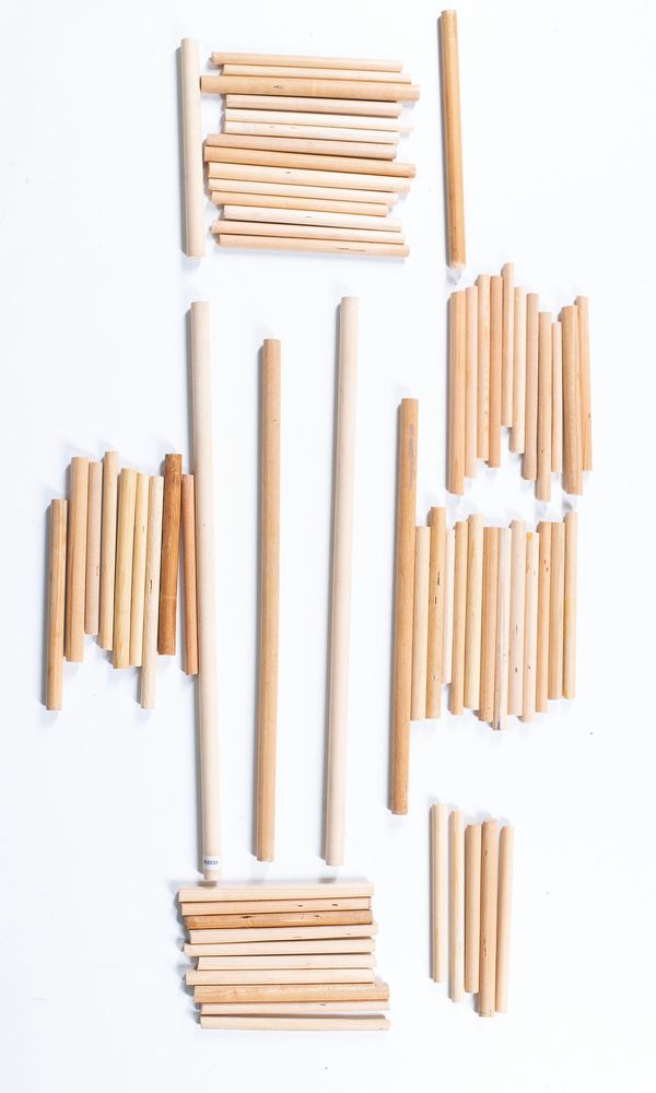 Cello soundpost dowels, varying lengths