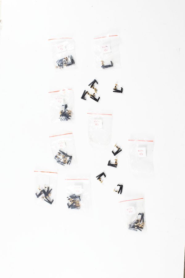 A bundle of thirty-three cello fine tuners and sixty-three violins fine tuners