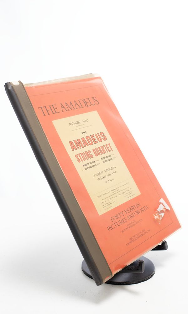 The Amadeus String Quartet, Forty years in pictures and words