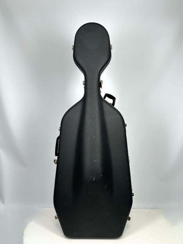A cello case, unbranded