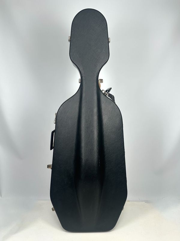 A cello case, unbranded