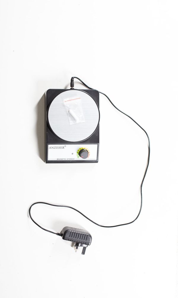 A magnetic stirrer