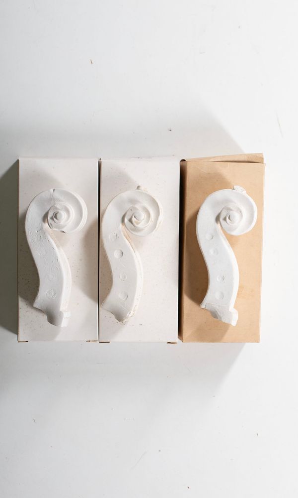 Three Del Gesù  scroll casts