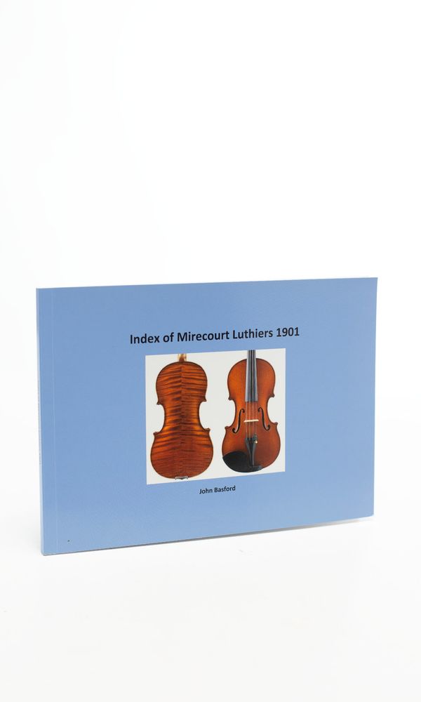 Index of Mirecourt Luthiers, 1901