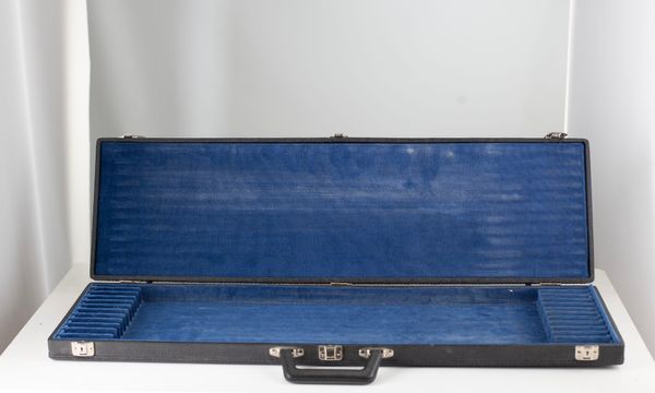 A twelve-slot bow case, unbranded