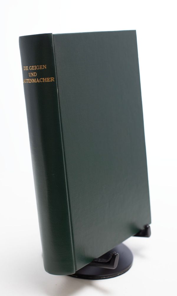 Two Books - Die Geigen Und Lautenmacher -  I and II Volume