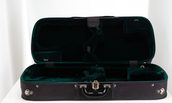 A four-pack violin case