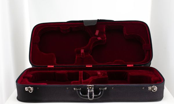 A four-pack violin case