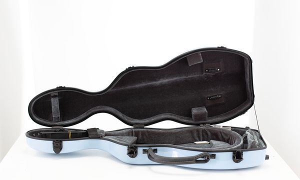 A violin case, unbranded