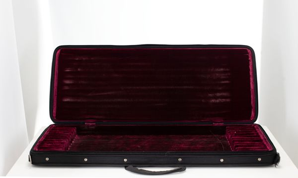 A twelve slot bow case, unbranded