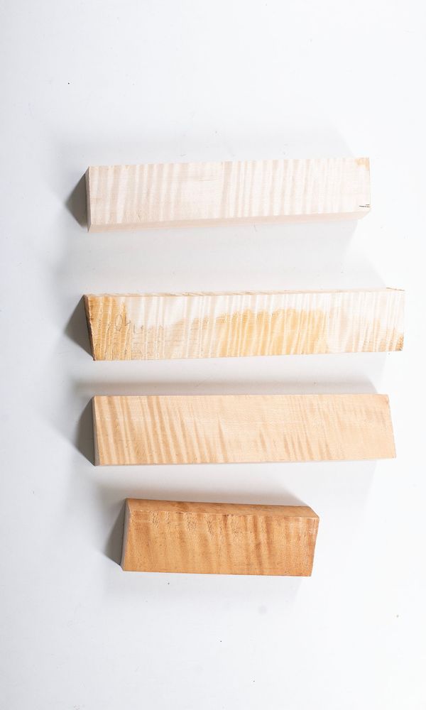 Ten maple neck/scroll blanks - Photo 2