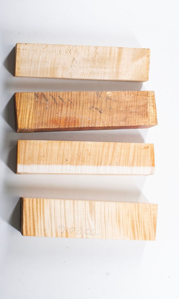 Ten maple neck/scroll blanks - Photo 2