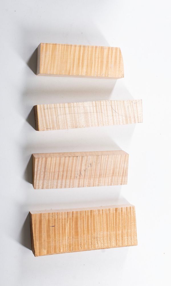 Ten maple neck blocks - Photo 2