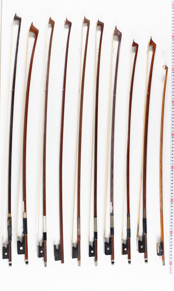 A bundle of twenty bows, varying sizes