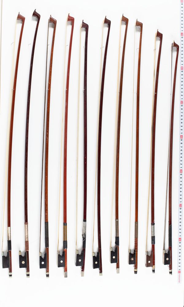 A bundle of twenty bows, varying sizes