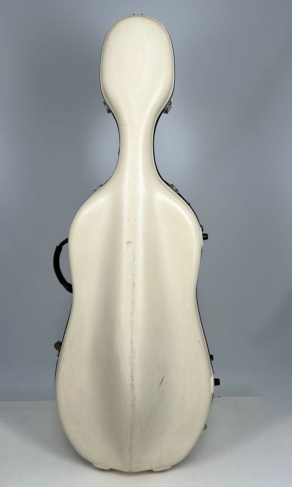 A cello case, unbranded