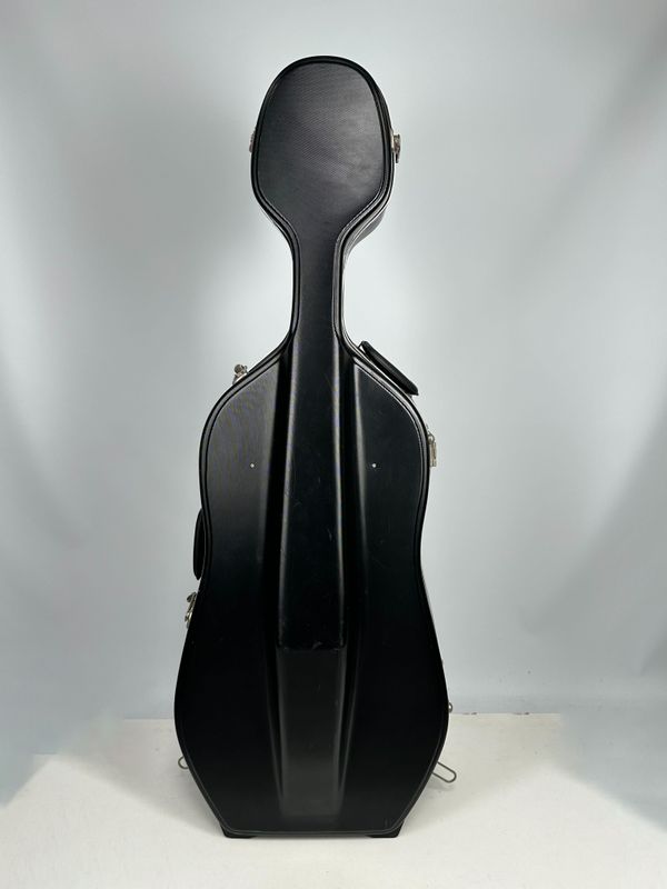 A cello case, unbranded