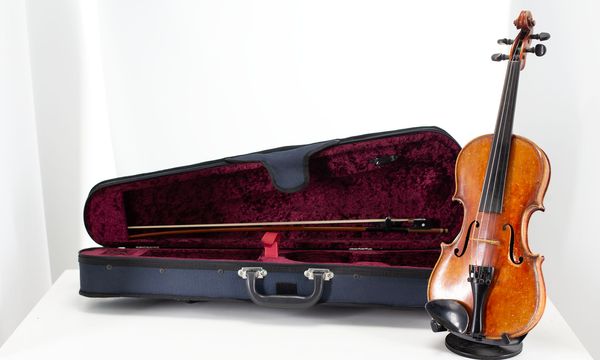 A small-sized violin, unlabelled
