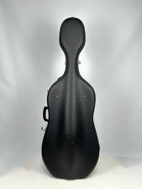 A cello case, unbranded