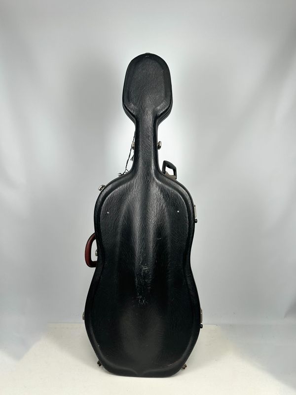 A cello case, unbranded