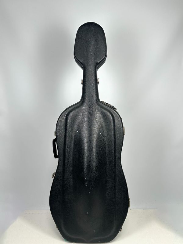 A cello case, unbranded