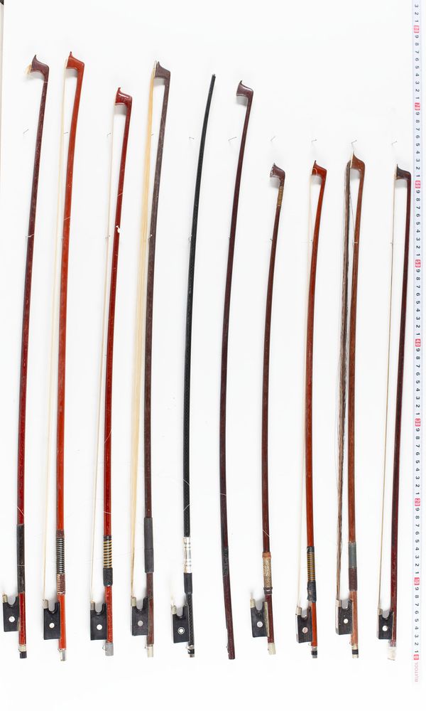 A bundle of twenty bows, varying sizes