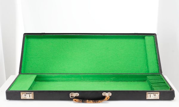 A twelve-slot bow case, unbranded