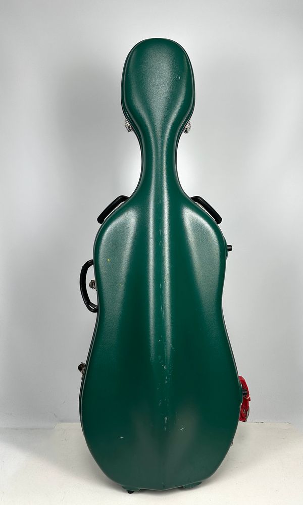 A cello case, unbranded