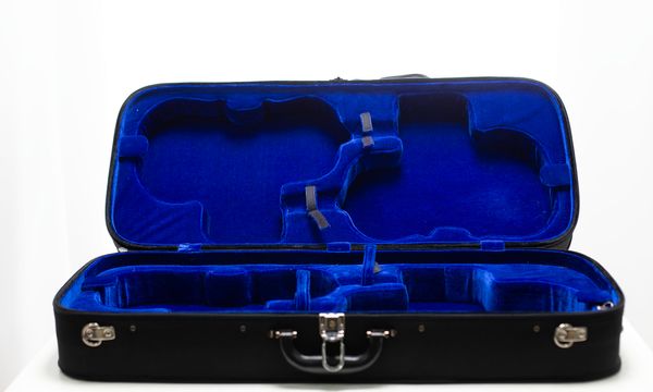 A four-pack violin case, unbranded