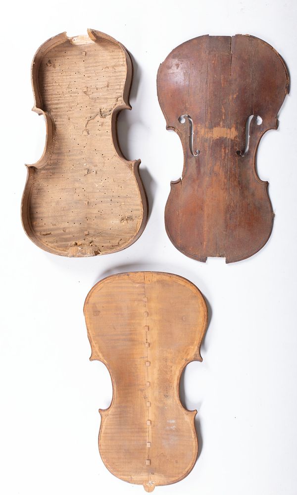 A bundle of incomplete violin parts