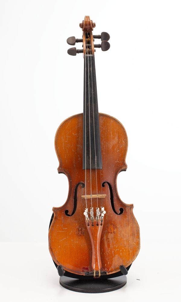 Four violins, varying sizes